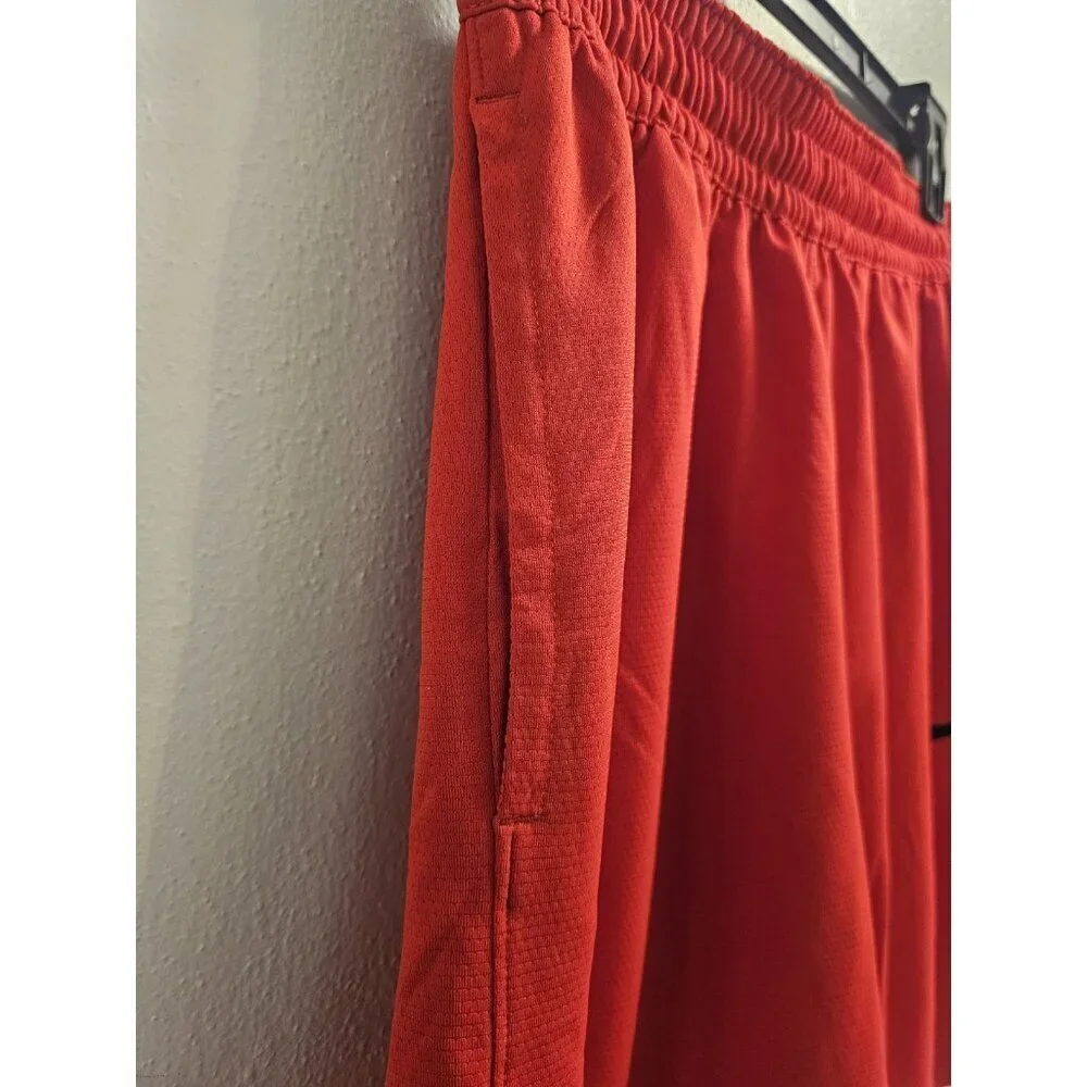 Nike Men's Dri-FIT Icon Basketball Shorts Pockets Red & White Size Med BRAND NEW